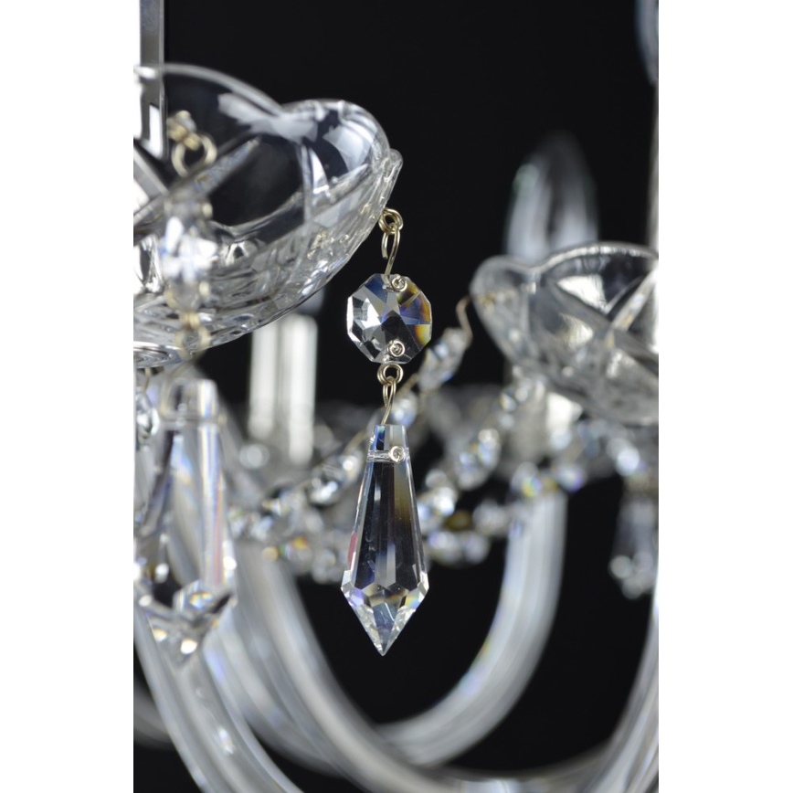 Wranovsky JWZ117122101 - Lámpara de araña colgante de cristal BONTON 12xE14/40W/230V