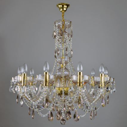 Wranovsky JWZ121102100 - Lámpara de araña colgante de cristal ZENITH 10xE14/40W/230V