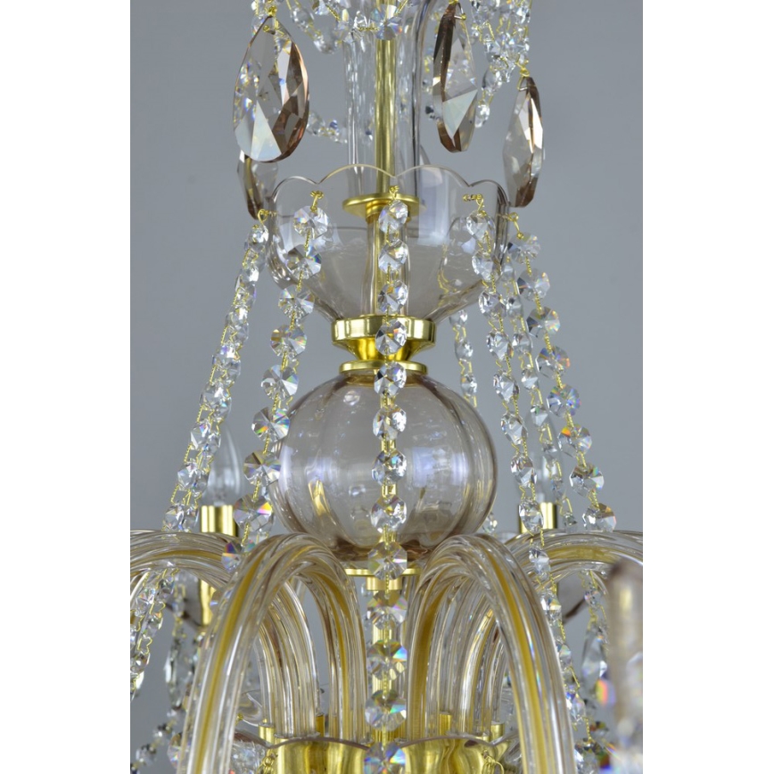 Wranovsky JWZ121102100 - Lámpara de araña colgante de cristal ZENITH 10xE14/40W/230V