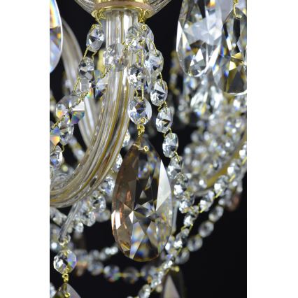 Wranovsky JWZ121102100 - Lámpara de araña colgante de cristal ZENITH 10xE14/40W/230V