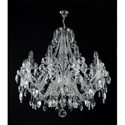 Wranovsky JWZ124122101 - Lámpara de araña colgante de cristal IMPERIAL 12xE14/40W/230V
