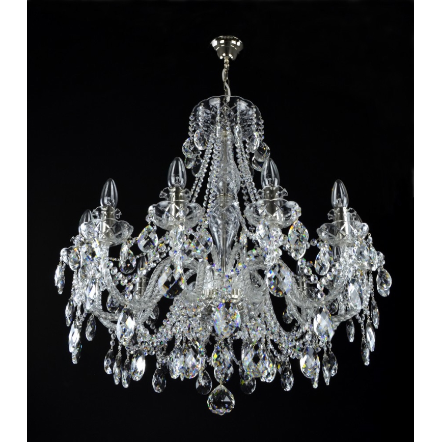 Wranovsky JWZ124122101 - Lámpara de araña colgante de cristal IMPERIAL 12xE14/40W/230V