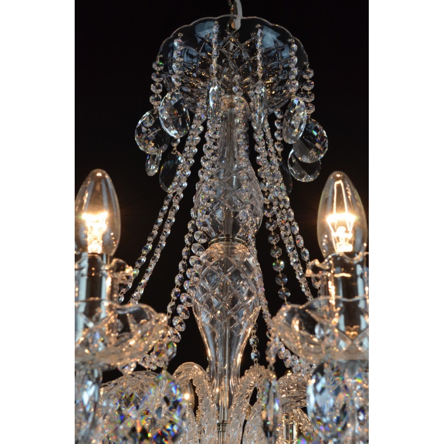 Wranovsky JWZ124122101 - Lámpara de araña colgante de cristal IMPERIAL 12xE14/40W/230V