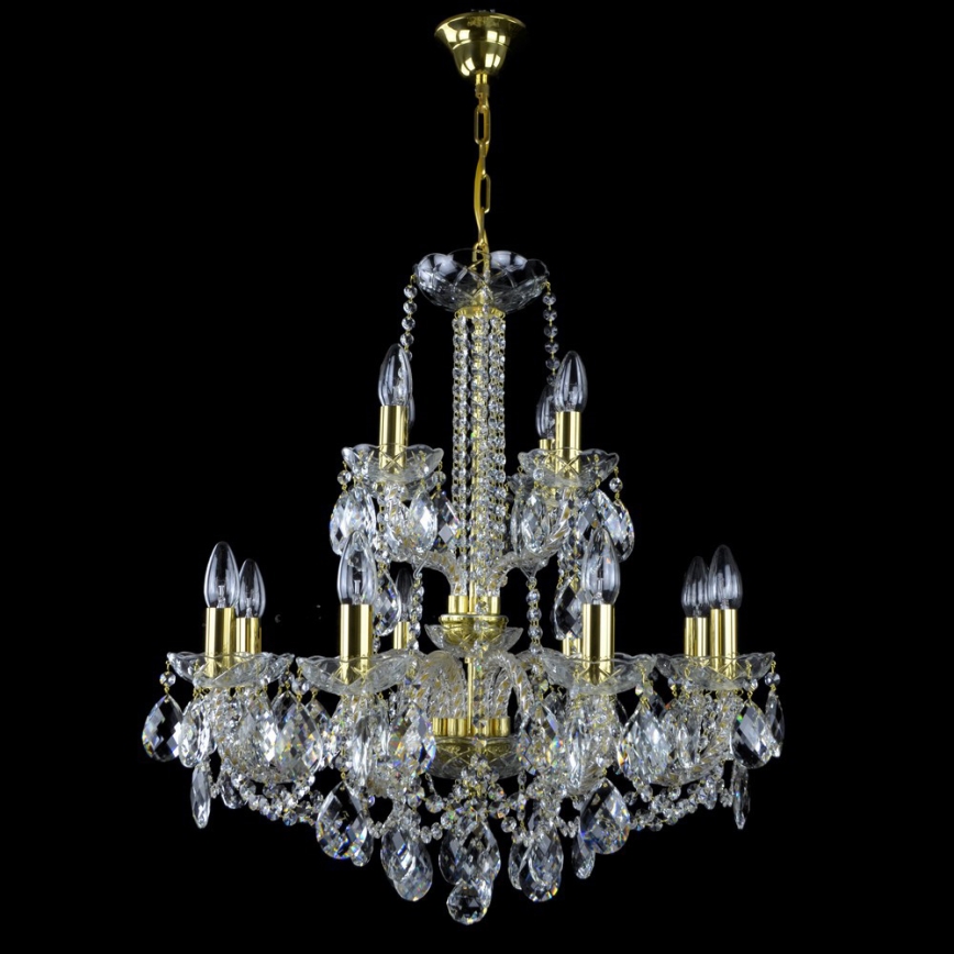 Wranovsky JWZ125122230 - Lámpara de araña colgante de cristal MARIERA 12xE14/40W/230V