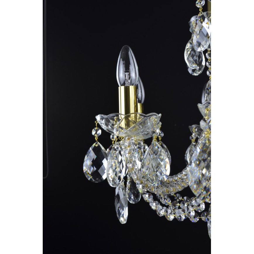 Wranovsky JWZ125122230 - Lámpara de araña colgante de cristal MARIERA 12xE14/40W/230V
