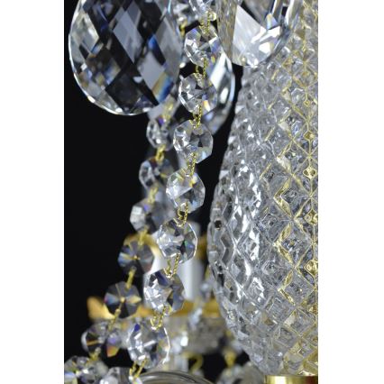 Wranovsky JWZ148062100 - Lámpara de araña colgante de cristal DIAMANT 6xE14/40W/230V