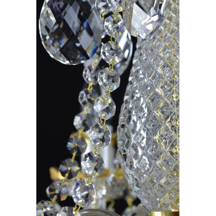 Wranovsky JWZ148062100 - Lámpara de araña colgante de cristal DIAMANT 6xE14/40W/230V