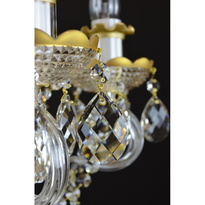 Wranovsky JWZ148062100 - Lámpara de araña colgante de cristal DIAMANT 6xE14/40W/230V