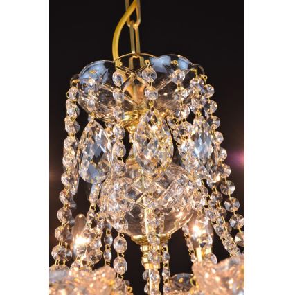 Wranovsky JWZ151082130 - Lámpara de araña colgante de cristal CLASSE 8xE14/40W/230V
