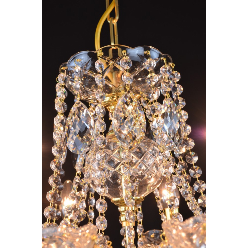 Wranovsky JWZ151082130 - Lámpara de araña colgante de cristal CLASSE 8xE14/40W/230V