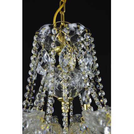 Wranovsky JWZ151082130 - Lámpara de araña colgante de cristal CLASSE 8xE14/40W/230V