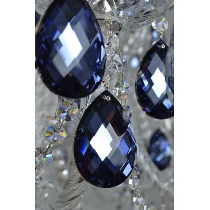 Wranovsky JWZ166182231 - Lámpara de araña colgante de cristal OCEAN 18xE14/40W/230V