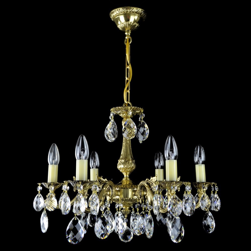 Wranovsky JWZ207061100 - Lámpara de araña colgante de cristal DRACO 6xE14/40W/230V