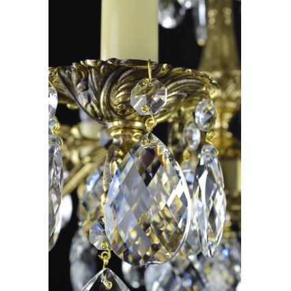 Wranovsky JWZ207061100 - Lámpara de araña colgante de cristal DRACO 6xE14/40W/230V