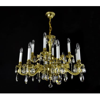 Wranovsky JWZ237121100 - Lámpara colgante de cristal AVIOR 12xE14/40W/230V