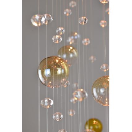 Wranovsky JWZ610100101 - Lámpara de techo de cristal ORBIS 10xGU10/40W/230V