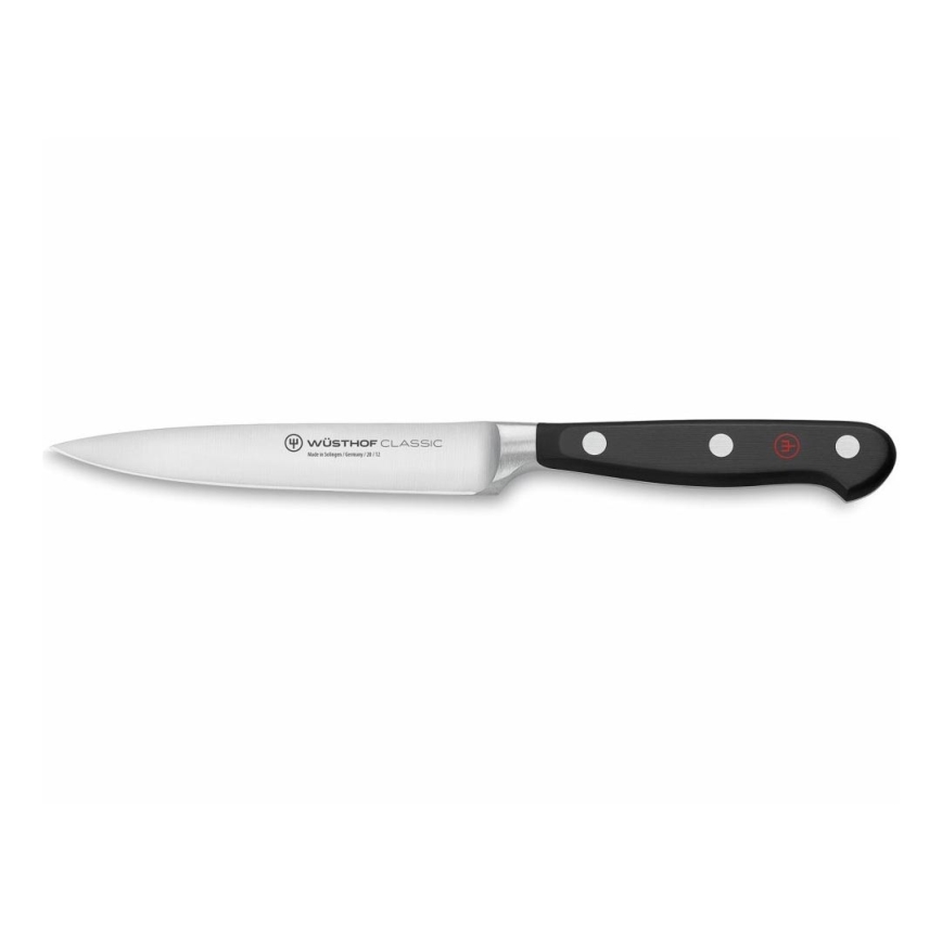 Wüsthof - Cuchillo de cocina para trinchar CLASSIC 12 cm negro