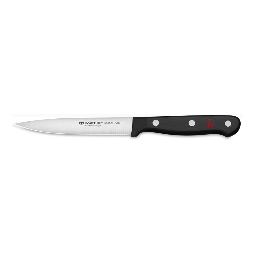 Wüsthof - Cuchillo de cocina para trinchar GOURMET 12 cm negro