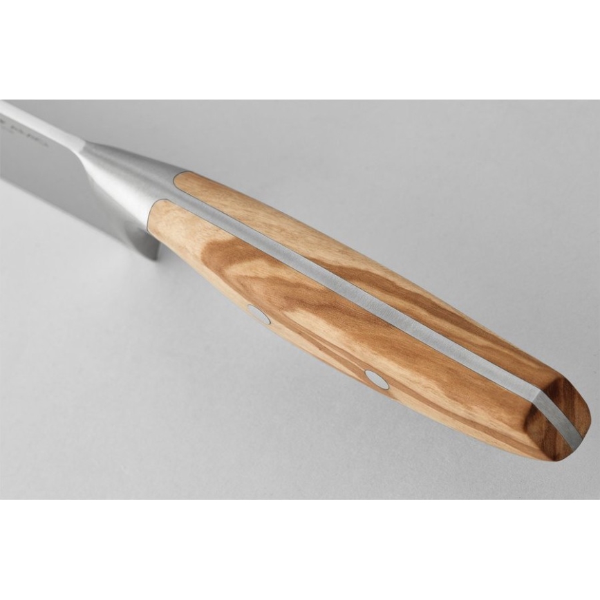 Wüsthof - Cuchillo de cocina para verduras AMICI 9 cm madera de olivo