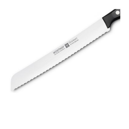 Wüsthof - Cuchillo de cocina para pan GOURMET 20 cm negro