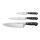 Wüsthof - Juego de cuchillos de cocina CLASSIC 3 piezas negro
