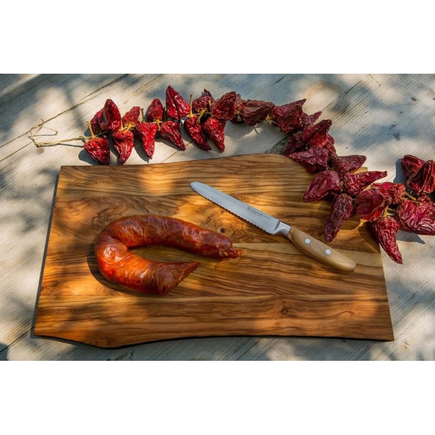 Wüsthof - Tabla de cortar AMICI 35 x 20 cm, madera de olivo