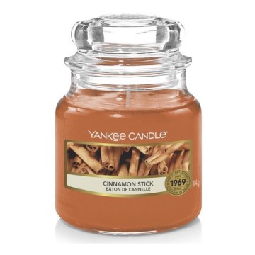 Yankee Candle - Vela perfumada CINNAMON STICK pequeño 104g 20-30 horas