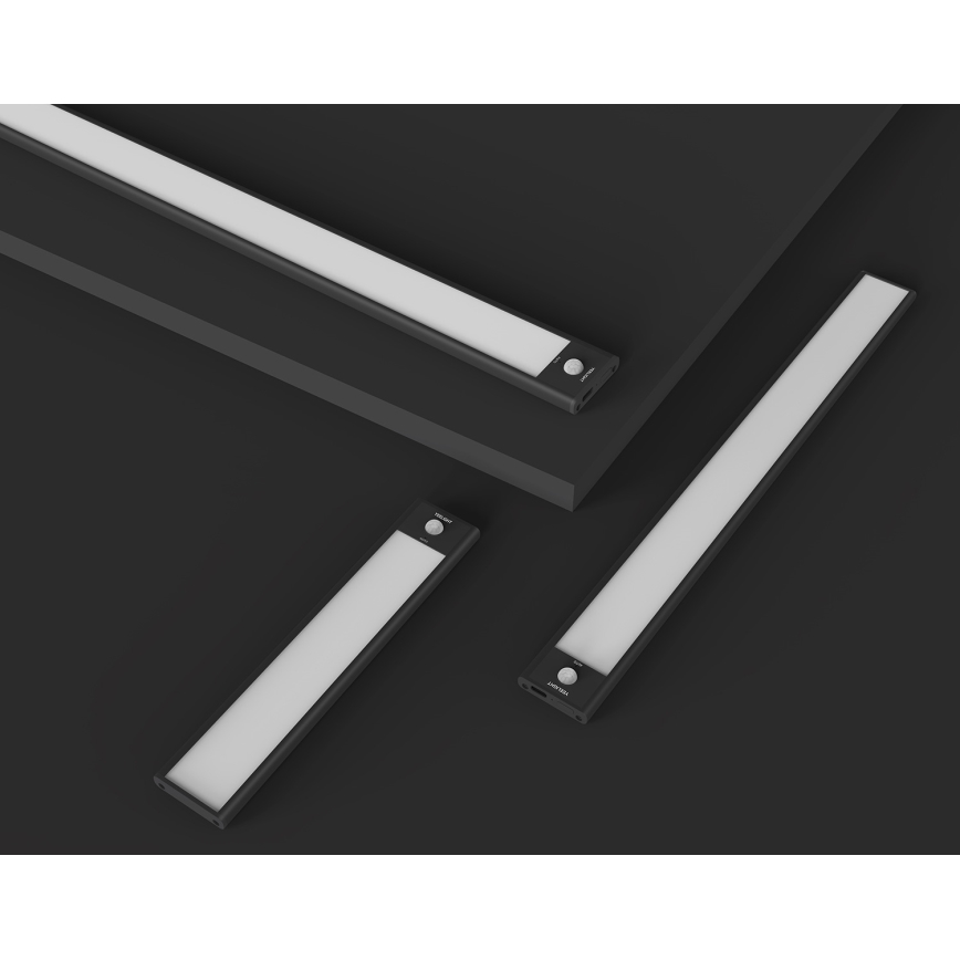 Yeelight - Iluminación LED recargable y regulable para muebles con sensor LED/1,8W/1100 mAh 4000K 20 cm negro