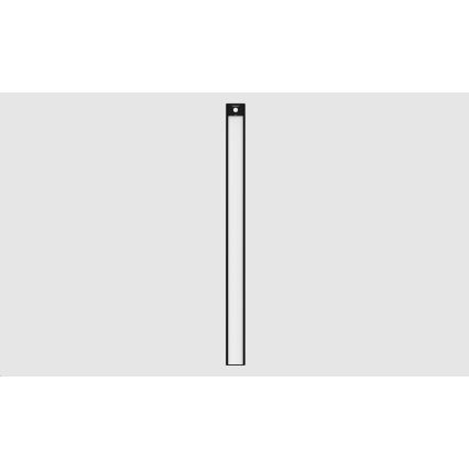 Yeelight - LED Iluminación para muebles recargable y regulable con sensor LED/2,4W/2200 mAh 2700K 60 cm negro