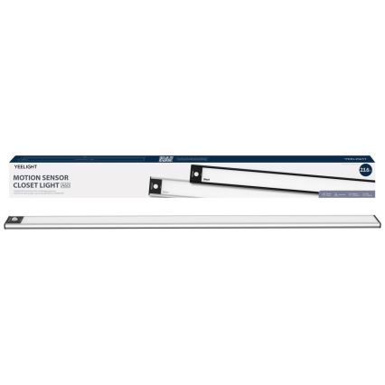 Yeelight - LED Iluminación para muebles recargable y regulable con sensor LED/2,4W/2200 mAh 2700K 60 cm plata
