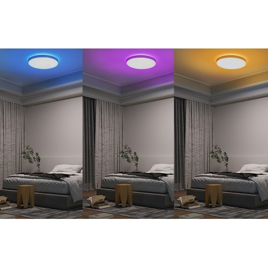 Yeelight - Lámpara de techo LED RGB regulable ARWEN 450S LED/50W/230V CRI 90 + mando a distancia Wi-Fi/BT