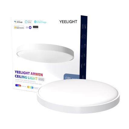 Yeelight - Lámpara de techo LED RGB regulable ARWEN 450S LED/50W/230V CRI 90 + mando a distancia Wi-Fi/BT