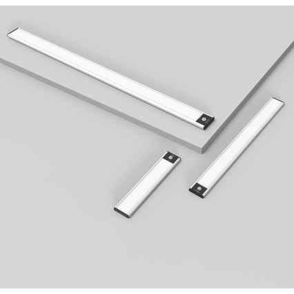 Yeelight - Iluminación LED regulable recargable para muebles con sensor LED/2,3W/1500 mAh 4000K 40 cm plata