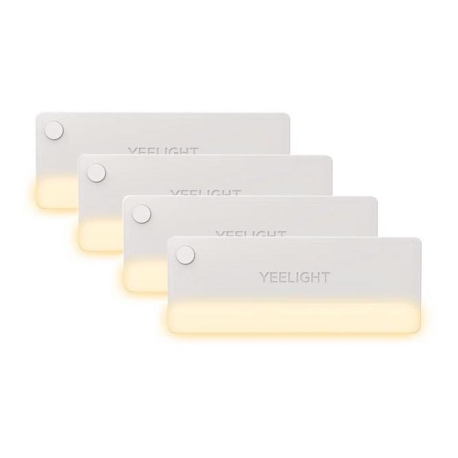 Yeelight - SET 4x LED Iluminación de muebles con sensor LED/0,15W/5V 2700K 300 mAh