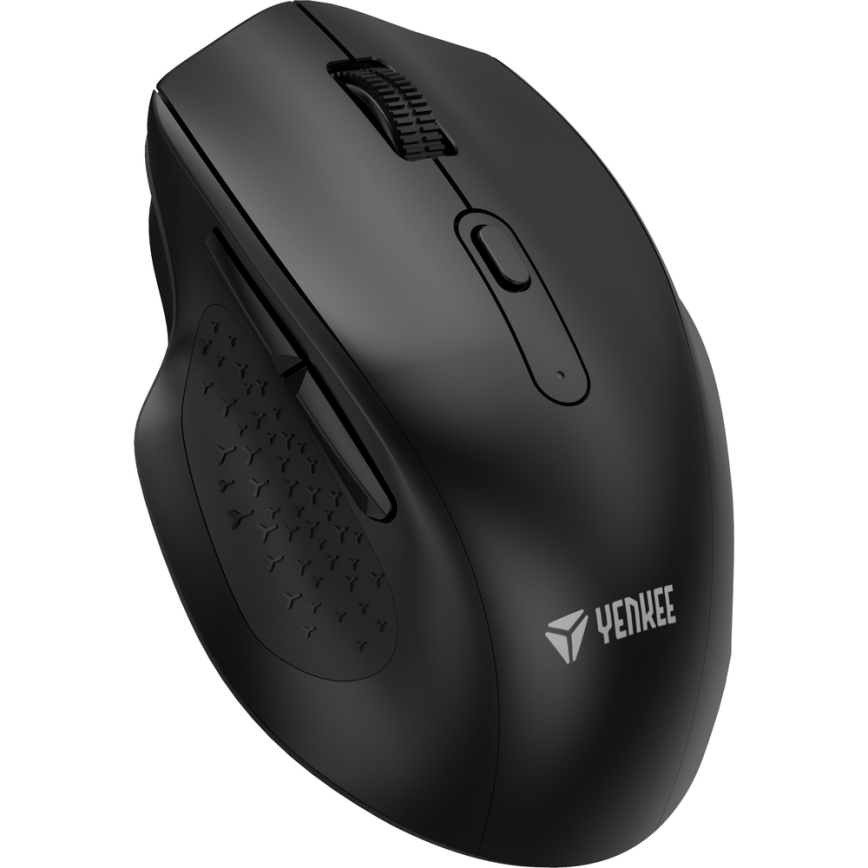 Yenkee - Ratón inalámbrico 800/1200/1600 DPI 1xAA negro