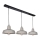 Zambelis 1653 - Lámpara colgante 3xE27/40W/230V concreto