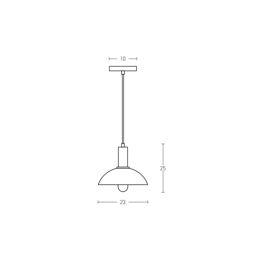 Zambelis 180052 - Lámpara colgante 1xE27/40W/230V negro