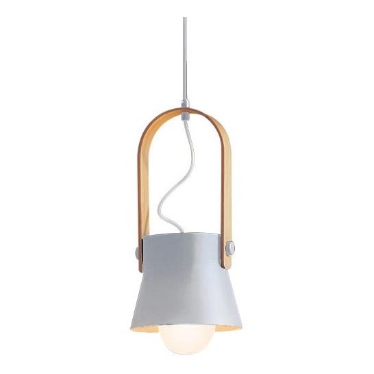 Zambelis 18193 - Lámpara colgante 1xE27/40W/230V blanco