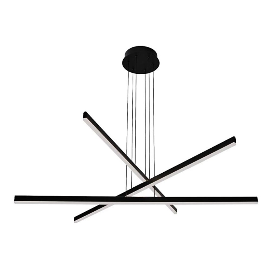 Zambelis 1947 - Lámpara de araña LED regulable LED/48W/230V negro