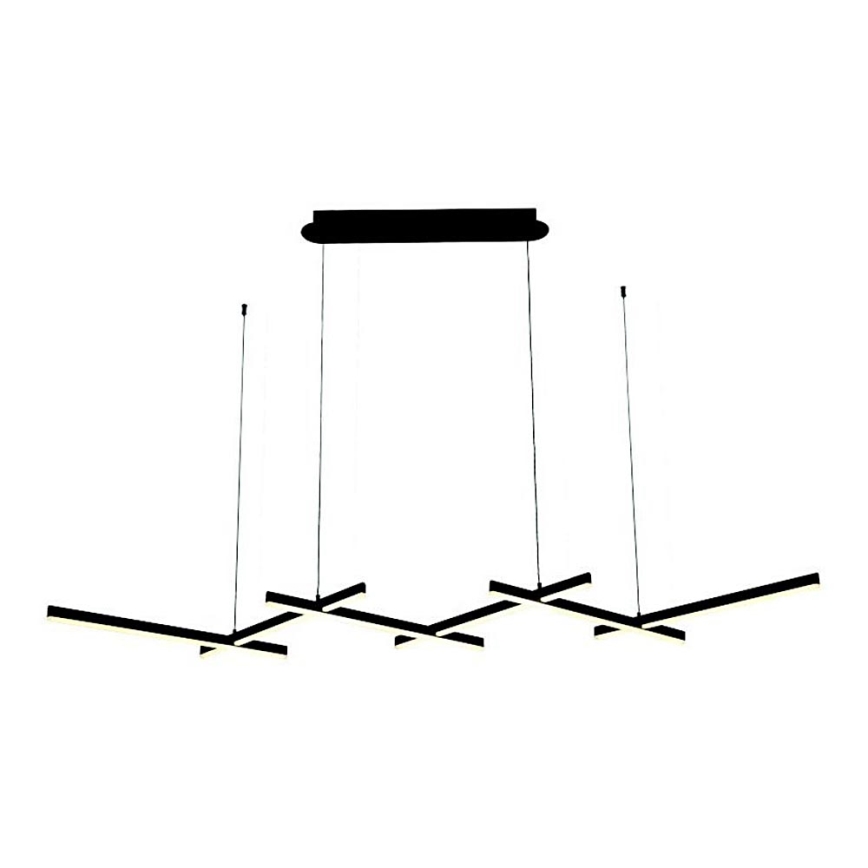 Zambelis 1948 - Lámpara de araña LED regulable LED/85W/230V negro