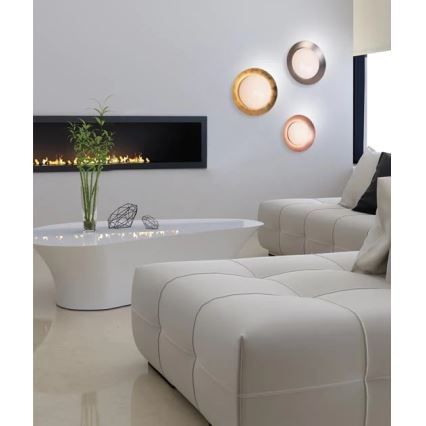 Zambelis 1959 - Plafón LED LED/28W/230V diá. 50 cm cobre