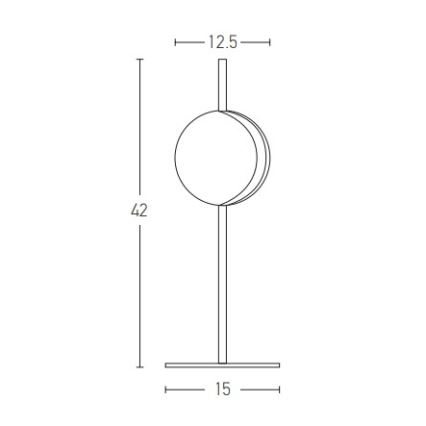 Zambelis 2004 - Lámpara de mesa LED LED/8W/230V