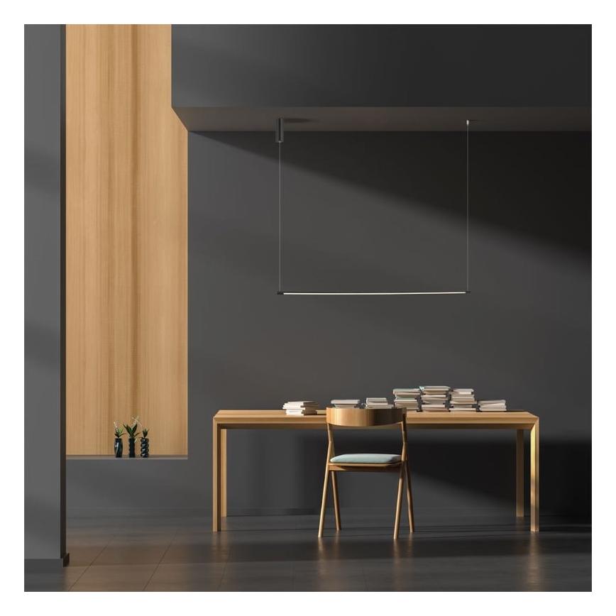 Zambelis 20119 - Lámpara LED colgante LED/20W/230V negro