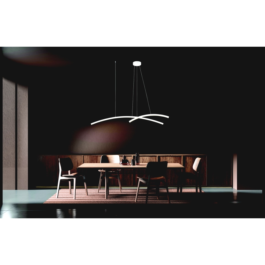 Zambelis 20129 - Lámpara de araña LED regulable LED/48W/230V blanco