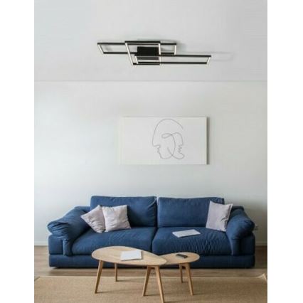 Zambelis 2020 - Lámpara de techo LED regulable LED/55W/230V negro