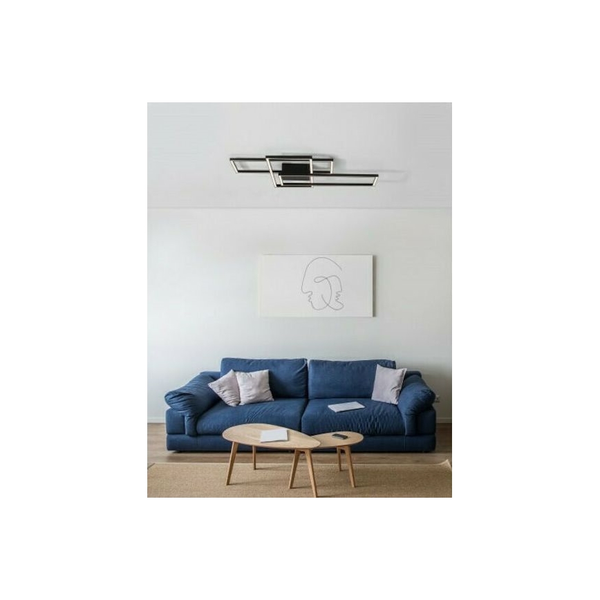Zambelis 2020 - Lámpara de techo LED regulable LED/55W/230V negro