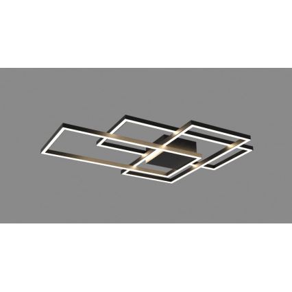 Zambelis 2020 - Lámpara de techo LED regulable LED/55W/230V negro