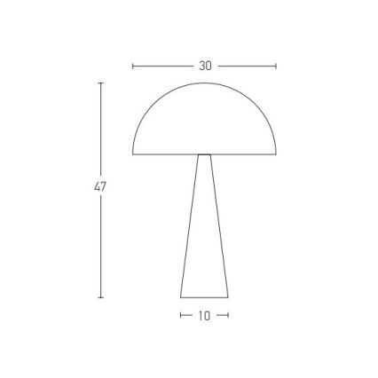 Zambelis 20210 - Lámpara de mesa 1xE27/25W/230V negro