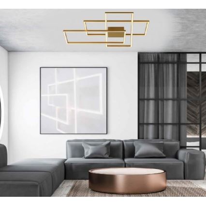 Zambelis 2022 - Lámpara de techo LED regulable LED/55W/230V dorado