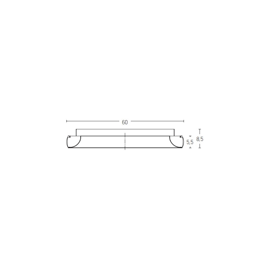 Zambelis 2048 - Plafón LED regulable LED/50W/230V diá. 60 cm negro